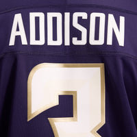 Minnesota Vikings Jordan Addison Nike Purple 2026 Rivalries Collection Printed Limited Jersey