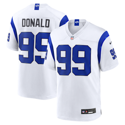 Los Angeles Rams Aaron Donald Nike Fearsome White Game Jersey