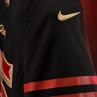 San Francisco 49ers Kyle Juszczyk Nike Black Rivalries Collection Printed Limited Jersey