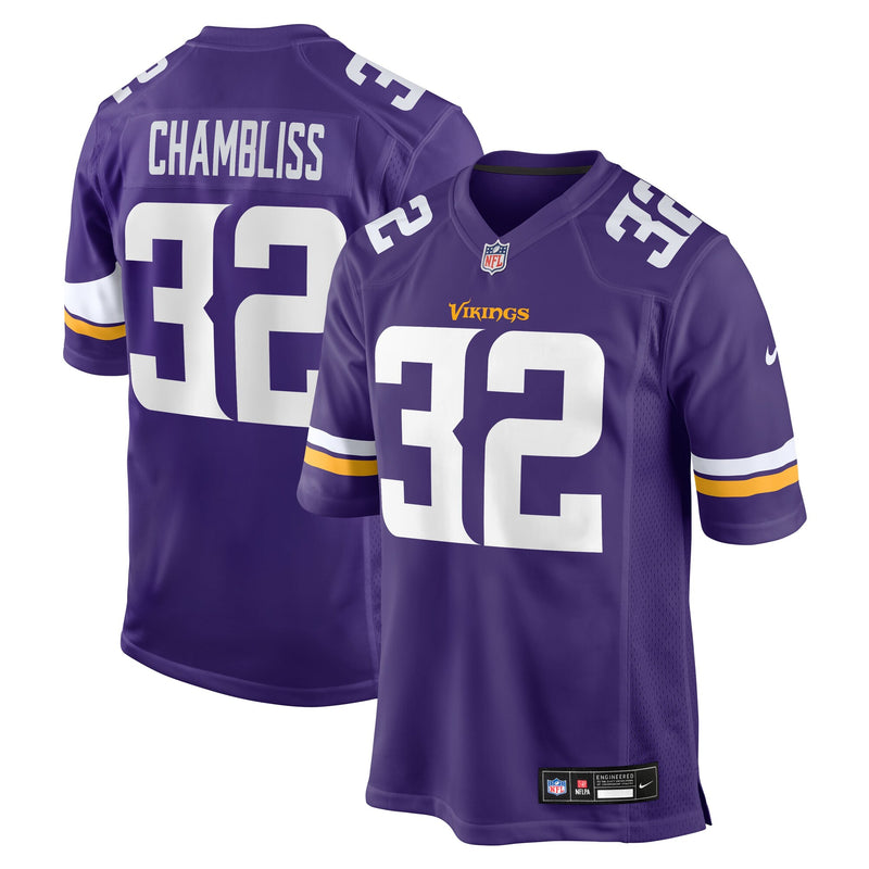 Minnesota Vikings Chaz Chambliss Purple jersey – view 1