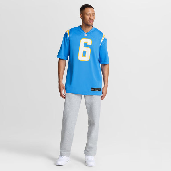 Los Angeles Chargers Jake Browning Nike Powder Blue Team Game Jersey