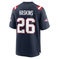 New England Patriots Hassan Haskins Navy jersey – view 5
