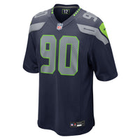 Seattle Seahawks Jarran Reed Nike College Navy Game Jersey