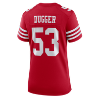 San Francisco 49ers Jaden Dugger III Nike Scarlet Team Game Jersey