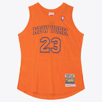 New York Knicks Mitchell & Ness Marcus Camby 2012 Christmas Day Authentic Jersey - Orange