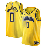 Indiana Pacers Jordan Brand Replica Statement Edition Swingman Jersey - Gold - Tyrese Haliburton -