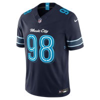 Tennessee Titans Jeffery Simmons Nike Navy 2026 Rivalries Collection Printed Limited Jersey