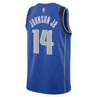 Dallas Mavericks Nike Icon Swingman Jersey - Blue - Morez Johnson Jr. -