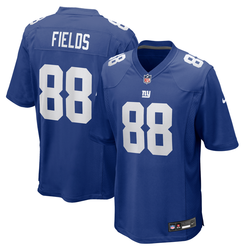 New York Giants Malachi Fields Nike Royal Team Game Jersey
