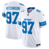 Detroit Lions Aidan Hutchinson Nike White Vapor F.U.S.E. Printed Limited Jersey