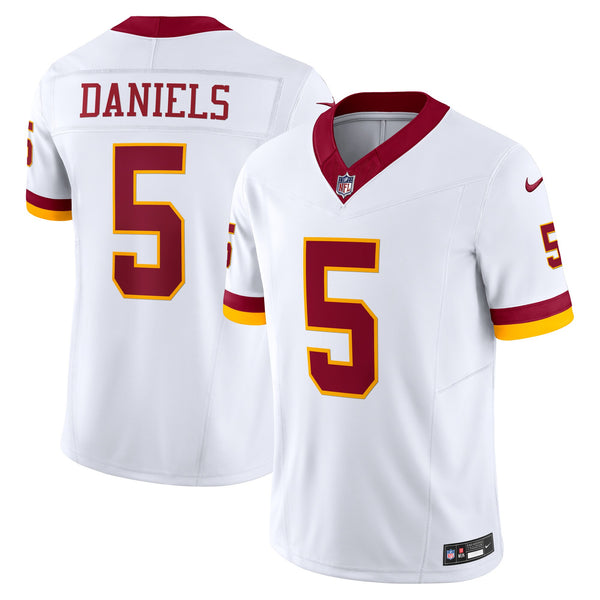 Washington Commanders Jayden Daniels Nike White Vapor F.U.S.E. Limited Super Bowl Era Jersey