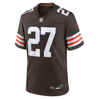 Cleveland Browns John Saunders Jr Brown jersey – view 4