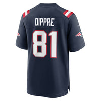 New England Patriots CJ Dippre Nike Navy Team Game Jersey