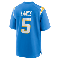 Los Angeles Chargers Trey Lance Nike Powder Blue Team Game Jersey