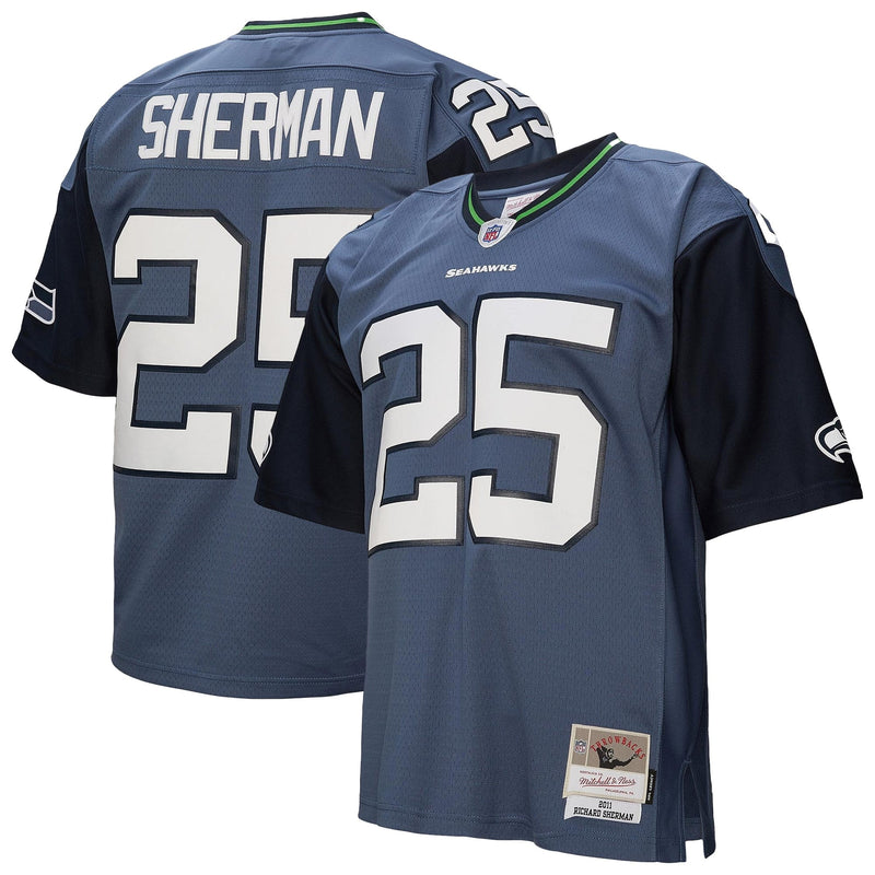 Seattle Seahawks Richard Sherman Blue jersey – view 1