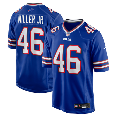 Buffalo Bills DJ Miller Jr. Nike Royal Team Game Jersey