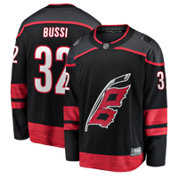 Carolina Hurricanes Brandon Bussi Fanatics Black Home Breakaway Jersey