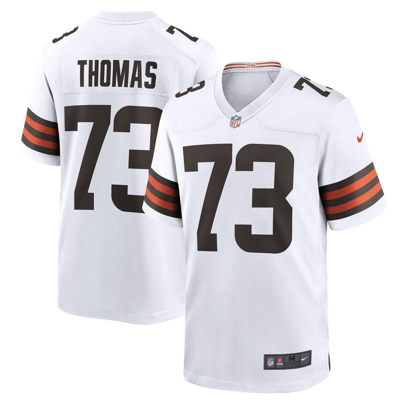 Cleveland Browns Joe Thomas Nike White Retired Game Player Jersey