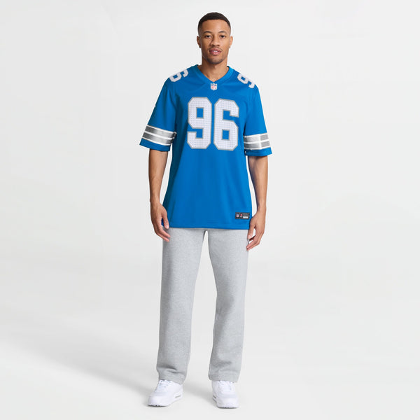 Detroit Lions Ben Stille Nike Blue Team Game Jersey