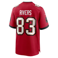 Tampa Bay Buccaneers Eric Rivers Red jersey – view 5