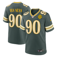 Green Bay Packers Lukas Van Ness Nike Green 2026 Rivalries Collection Game Jersey