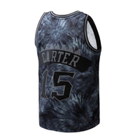 Toronto Raptors Mitchell & Ness Vince Carter 1998 Tie Dye Swingman Jersey - Black