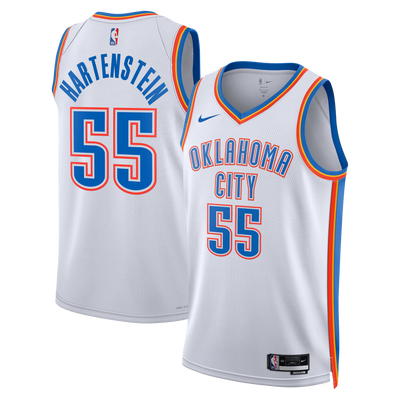 Oklahoma City Thunder Nike Association Edition Swingman Jersey - White - Isaiah Hartenstein -