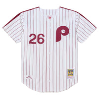Philadelphia Phillies Chase Utley Mitchell & Ness White 2003 Cooperstown Collection Authentic Jersey