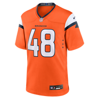 Denver Broncos Mitchell Fraboni Nike Orange Team Game Jersey