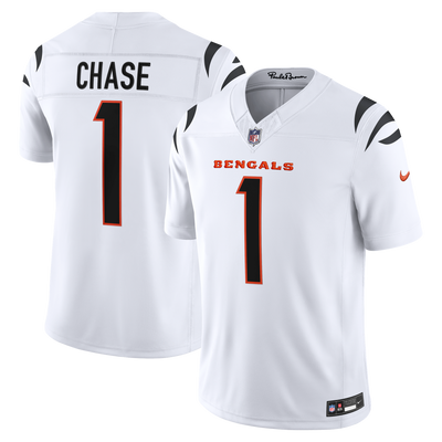 Cincinnati Bengals Ja'Marr Chase Nike White Vapor F.U.S.E. Printed Limited Jersey