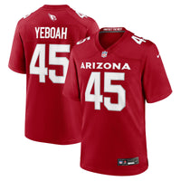 Arizona Cardinals Kenny Yeboah Cardinal jersey – view 1