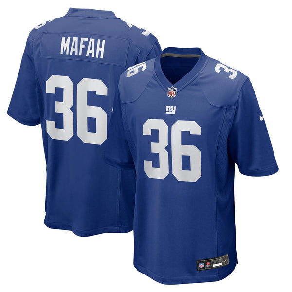New York Giants Phil Mafah Nike Royal Team Game Jersey