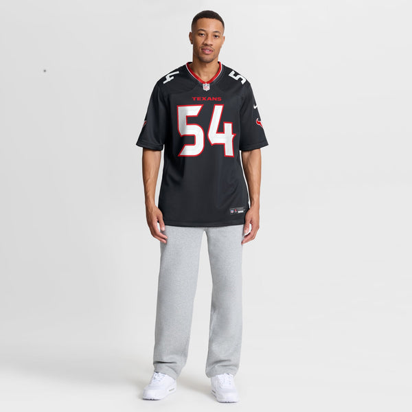 Houston Texans Sabastian Harsh Nike Navy Team Game Jersey