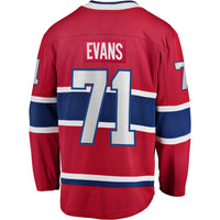 Montreal Canadiens Jake Evans Red jersey – view 4