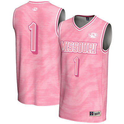 #1 Missouri Tigers GameDay Greats Lightweight Basketball Fashion Jersey - Pink
