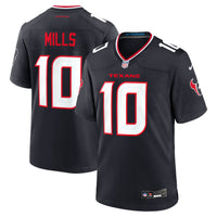 Houston Texans Davis Mills Nike Navy Team Game Jersey