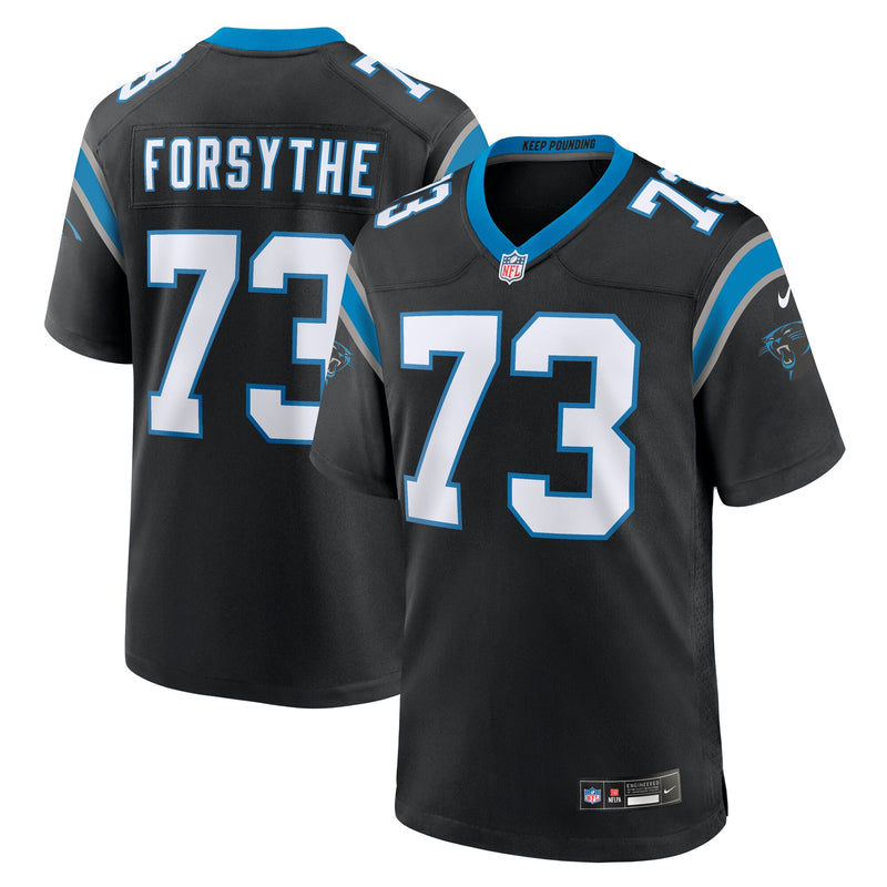 Carolina Panthers Stone Forsythe Black jersey – view 1