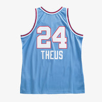 Sacramento Kings Mitchell & Ness Reggie Theus 1985 Swingman Authentic Jersey - Light Blue