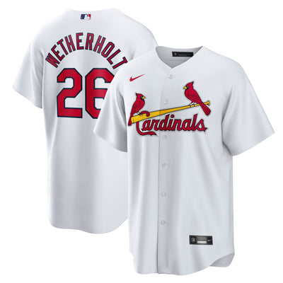 St. Louis Cardinals JJ Wetherholt Nike White Home Replica Player Jersey