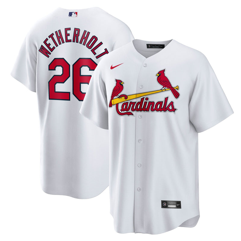St. Louis Cardinals JJ Wetherholt Nike White Home Replica Player Jersey