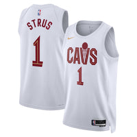Cleveland Cavaliers Nike Association Edition Swingman Jersey - White - Max Strus -