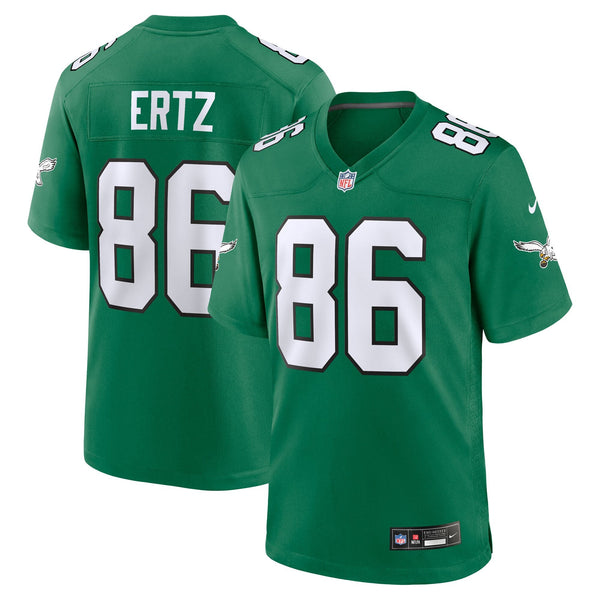 Philadelphia Eagles Zach Ertz Nike Kelly Green Alternate Game Jersey