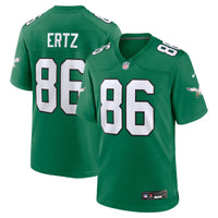 Philadelphia Eagles Zach Ertz Kelly Green jersey – view 1