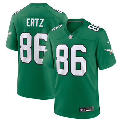 Philadelphia Eagles Zach Ertz Nike Kelly Green Alternate Game Jersey