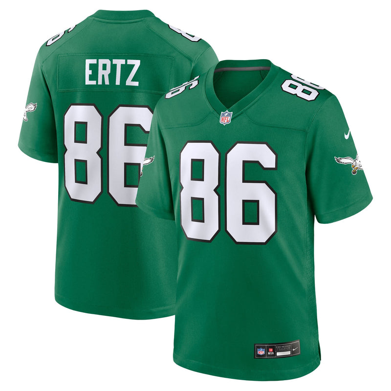 Philadelphia Eagles Zach Ertz Kelly Green jersey – view 1