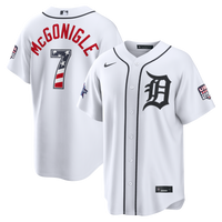 2026 All-Star Edition Stars & Stripes Detroit Tigers Kevin McGonigle Nike White Stadium Jersey