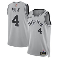 San Antonio Spurs De'Aaron Fox - Silver jersey – view 1