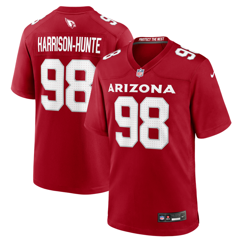Arizona Cardinals Jared Harrison-Hunte Nike Cardinal Team Game Jersey