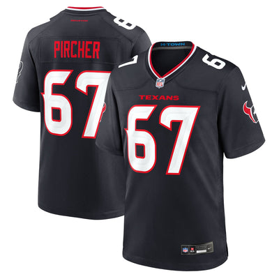 Houston Texans Max Pircher Nike Navy Team Game Jersey