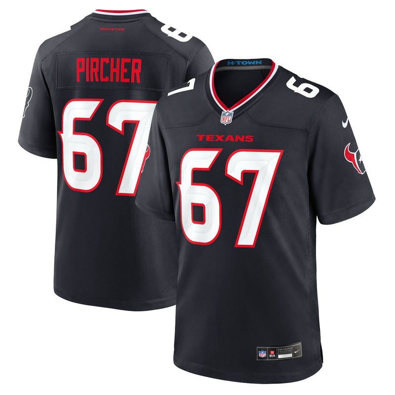 Houston Texans Max Pircher Navy jersey – view 1
